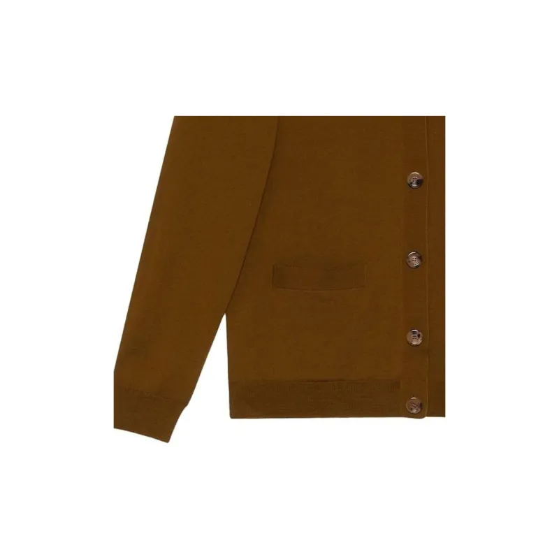 GUCCI Intarsia knit Wool Cardigan-5