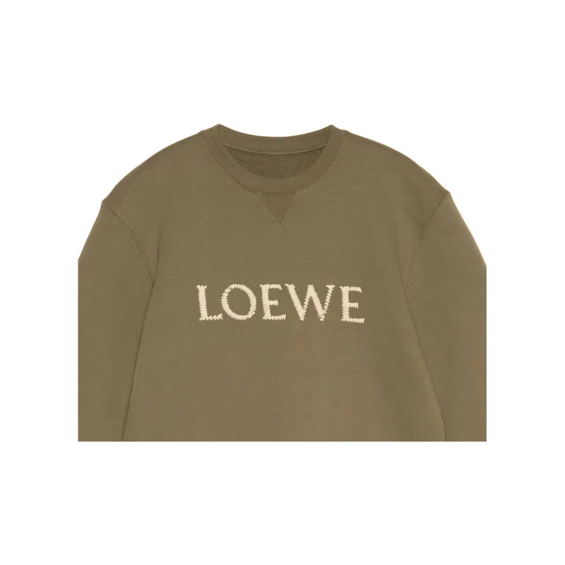 LOEWE Sweatshirts Men Green-6