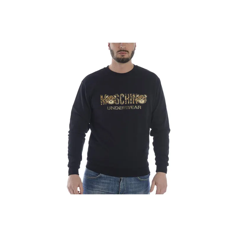 MOSCHINO Logo Printed Crewneck Sweatshirt-2