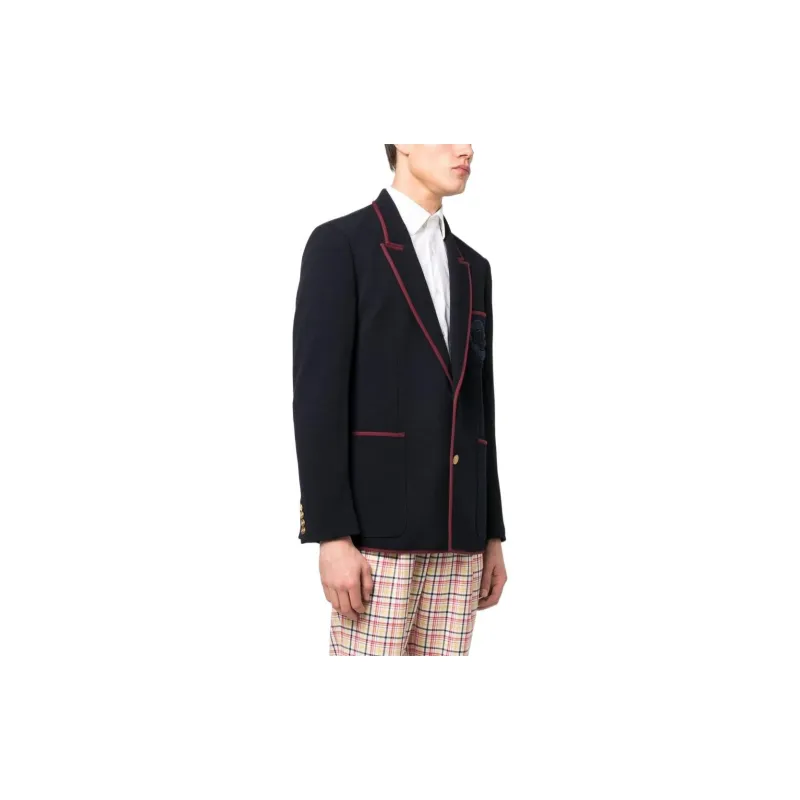 Valentino Single-Breasted Tailored Blazer-3