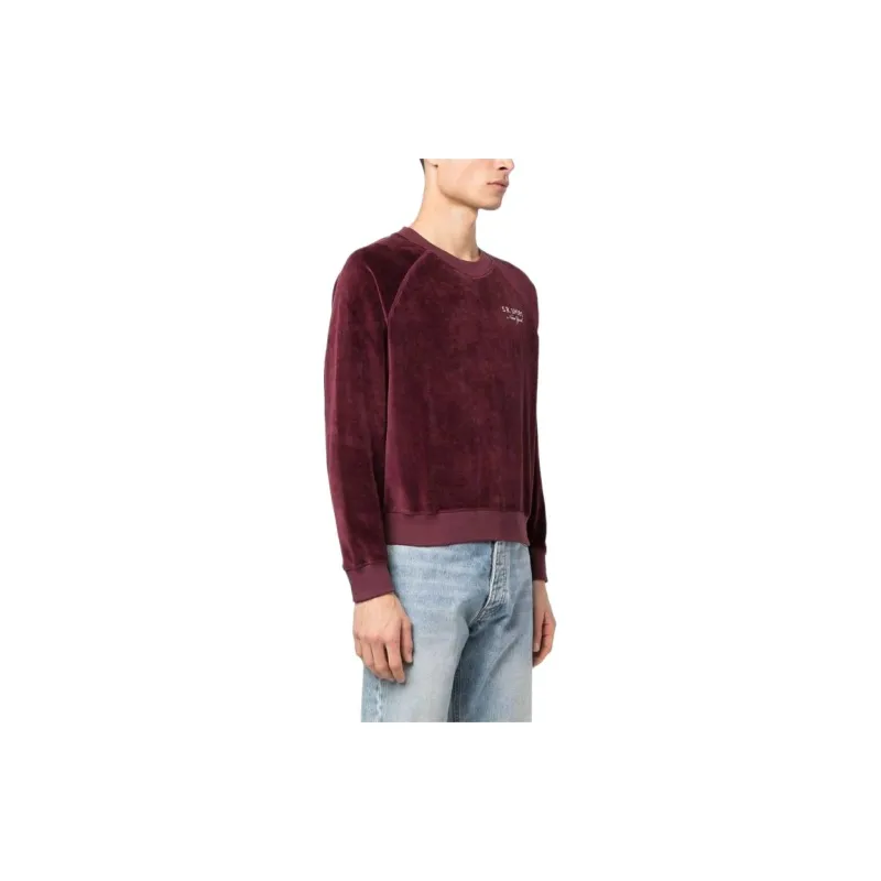 SPORTY & RICH Logo embroidered Long sleeve Sweatshirt-3