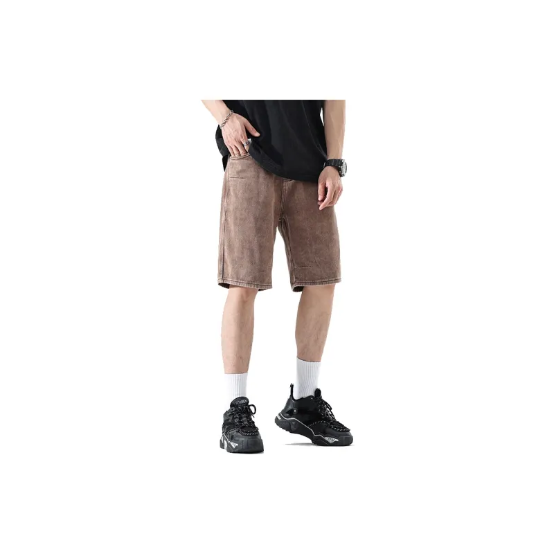KGK Denim Shorts Men's Rusty Red-6