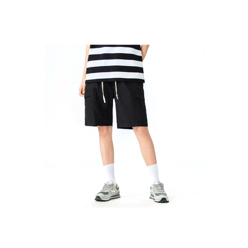 EMINU Casual Shorts Unisex Dark Violet-7