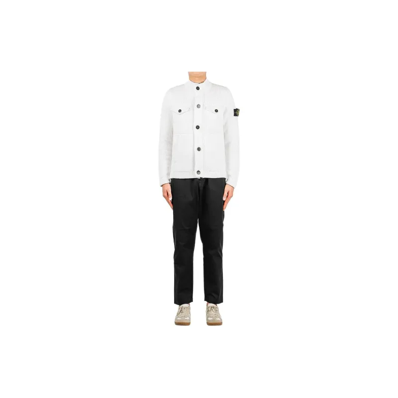 STONE ISLAND Jackets Coats Men's White-1