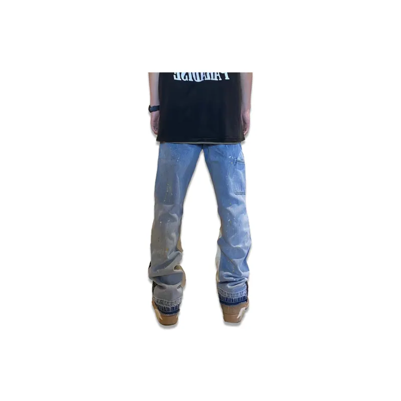 M26D SS21 Flared Pants Jeans Unisex Blue-4