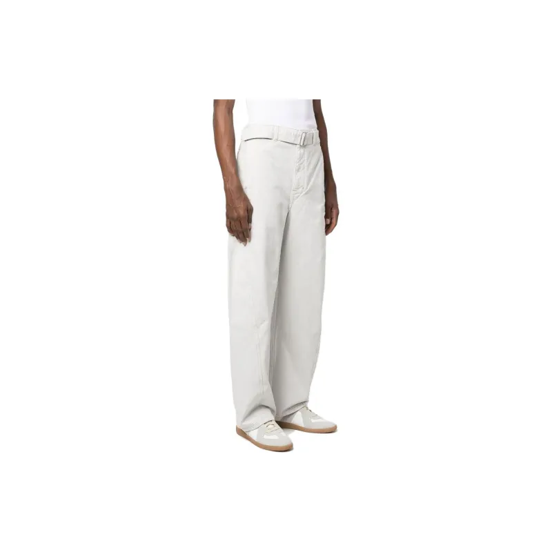 Lemaire Knitted Sweatpants Men White-3