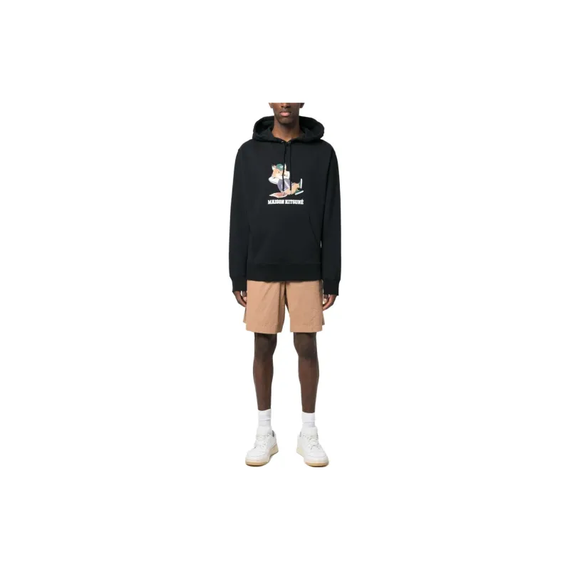 Maison Kitsune Chillax Fox Cotton Hoodie-2