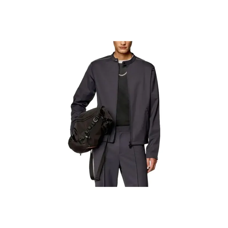 DIESEL J-Delvin Branded Zip-puller Jacket-2