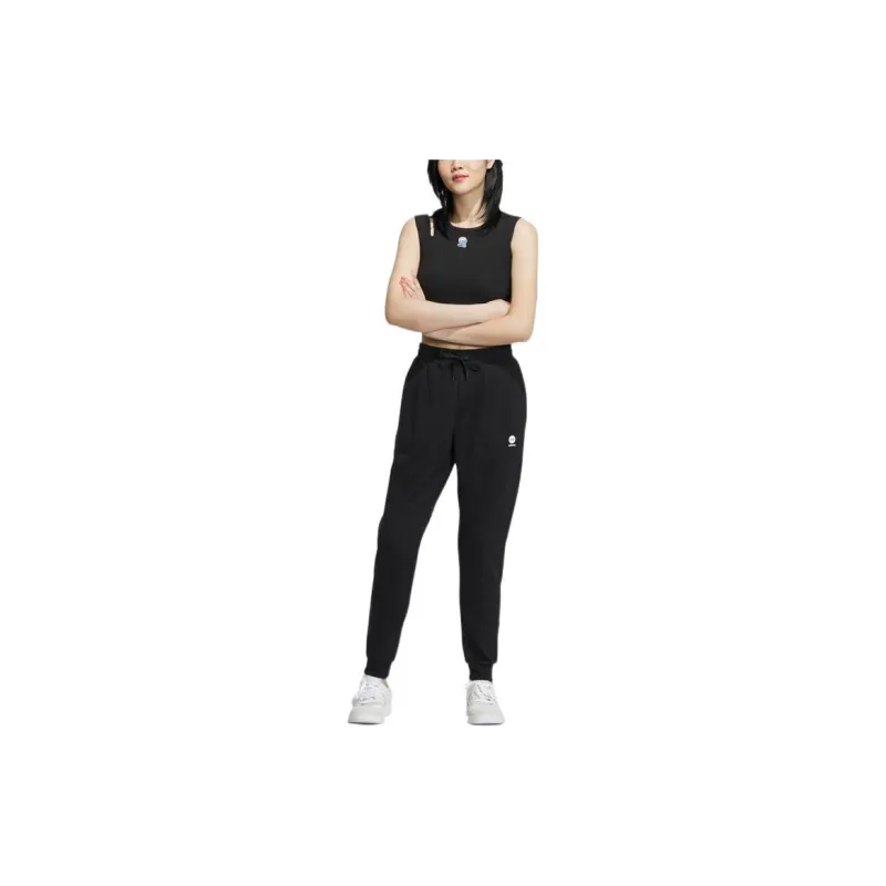 Adidas Knitted Sweatpants Unisex Black-3