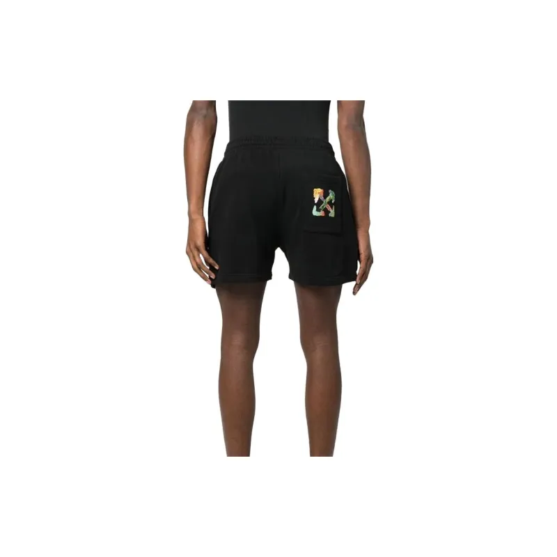 OFF WHITE Brush Arrow Summer Sweatshort-3