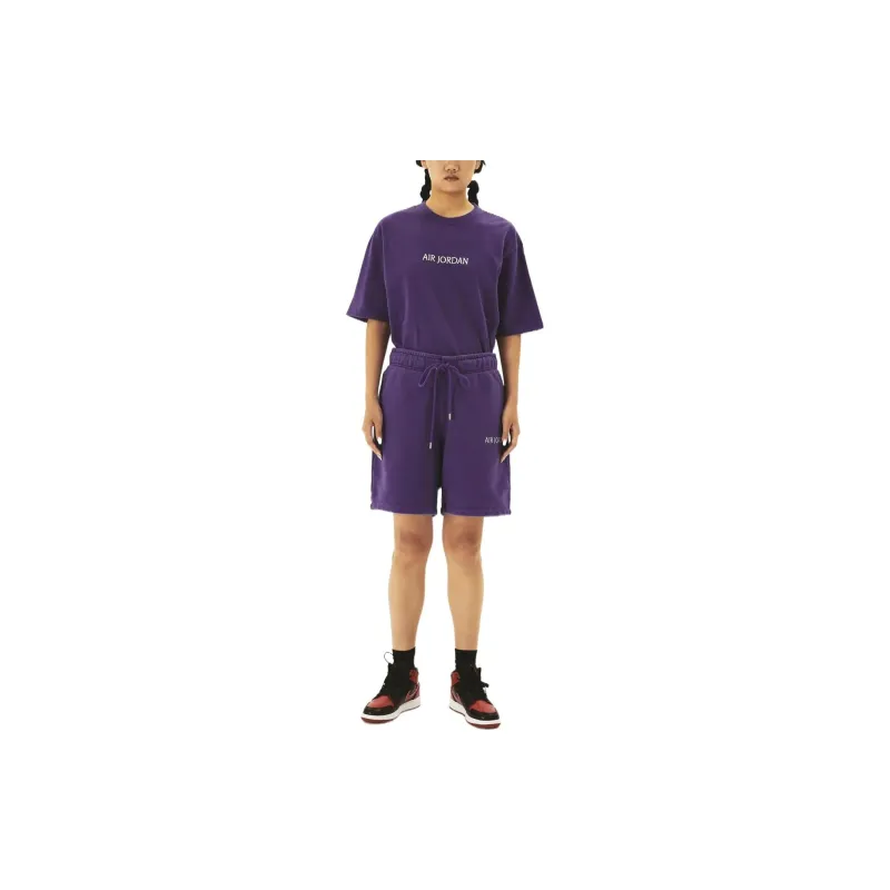 Jordan Jordan Wordmark T-Shirt Unisex Purple-2