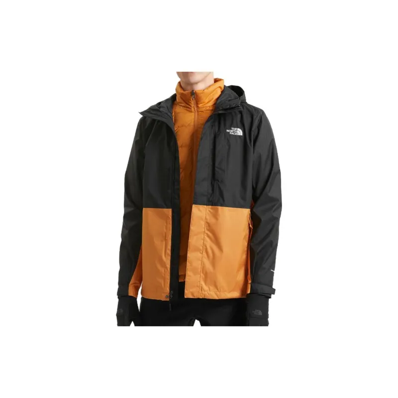 THE NORTH FACE City Outdoor Collection Water Resistant Windproof Wear Resistant Warm Windbreaker Jacket Men's Yellow-3