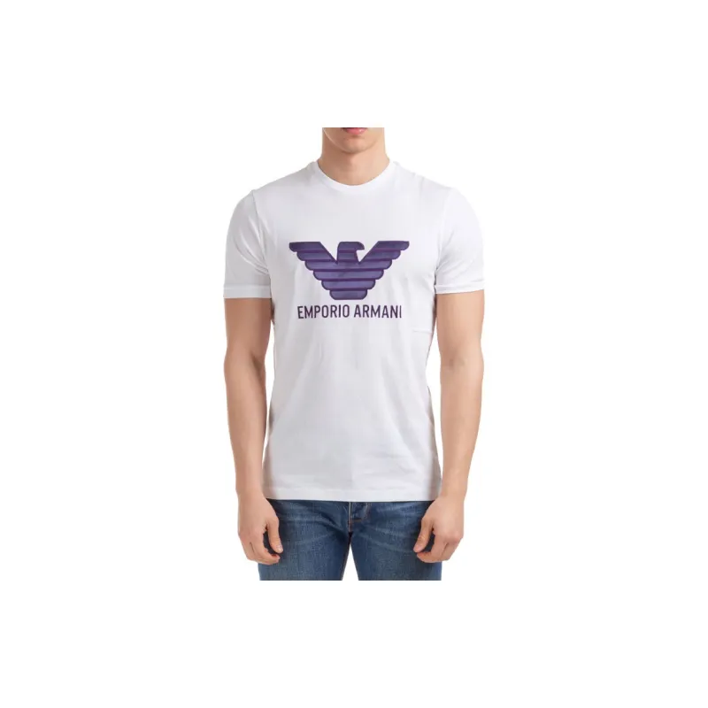 EMPORIO ARMANI T Shirts Men White-3