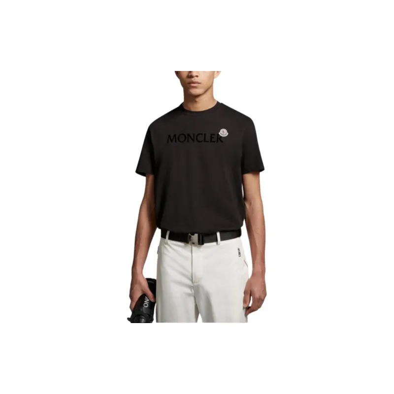 Moncler T Shirts Men Black-1