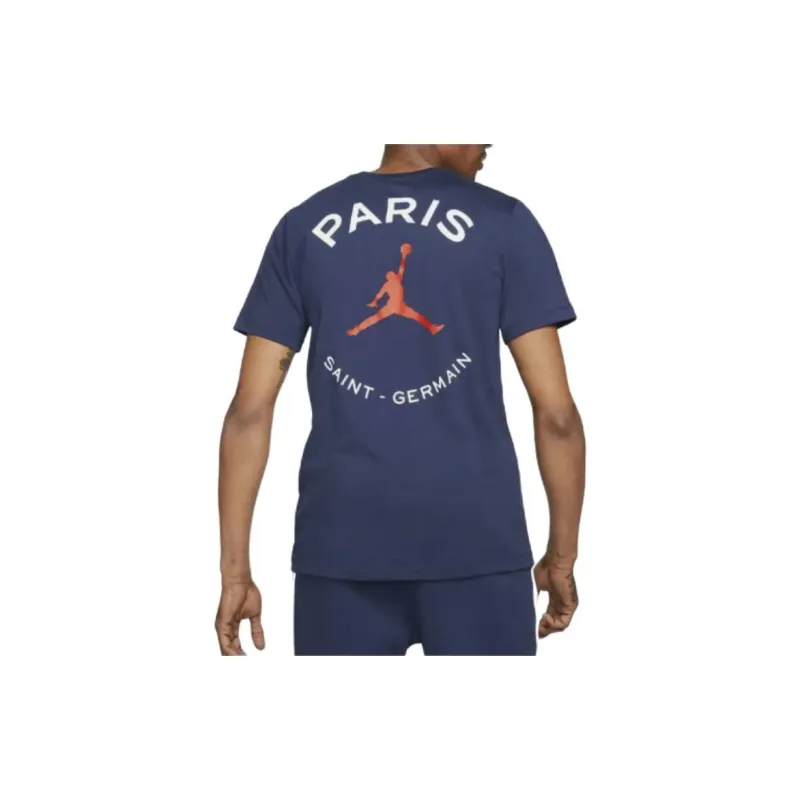 Jordan Paris Saint Germain Logo T Shirt-1