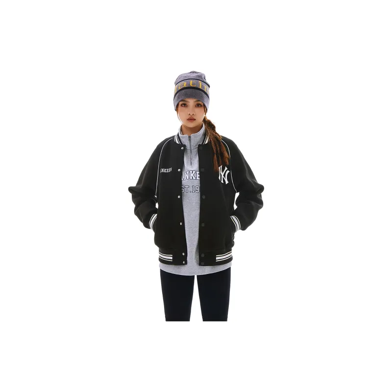 MLB SS24 Baseball Jacket Unisex Black-3