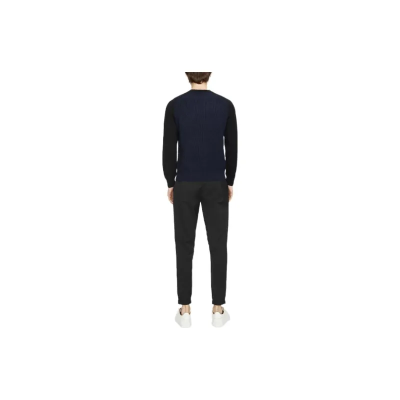 THEORY Cashmere Sweaters Men Blue, Black, Multicolor-3