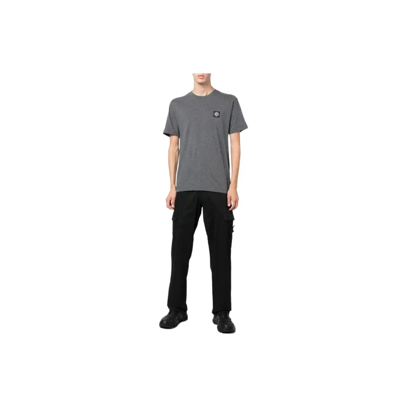 STONE ISLAND T Shirts Men Gray-2