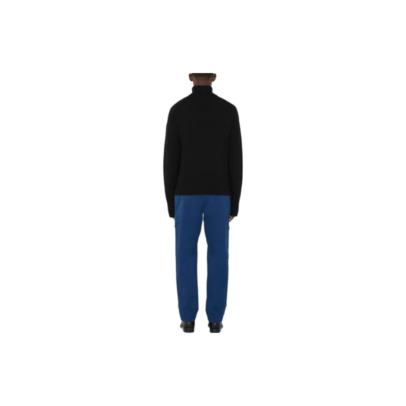 Burberry Workwear Casual Pants Men's Marine Blue-2