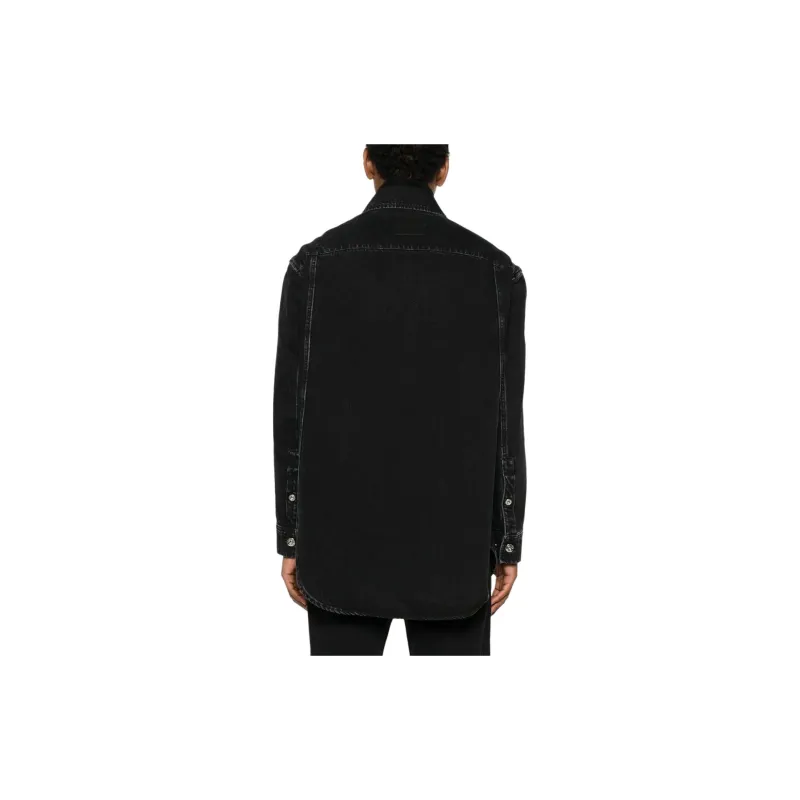 Lanvin Cocoon Button Up Denim Shirt-3