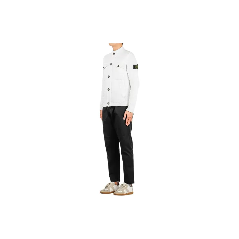 STONE ISLAND Jackets Coats Men's White-4