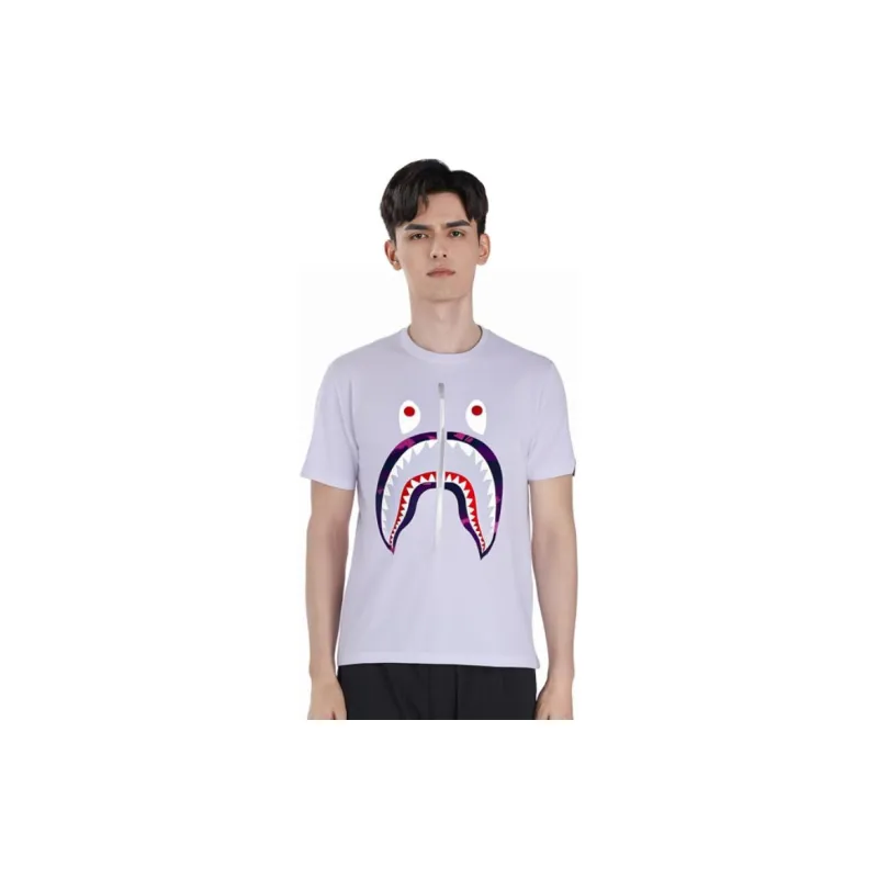 A BATHING APE Color Camo Shark Tee-2