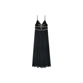 Sangluo Nightgown Women's Black