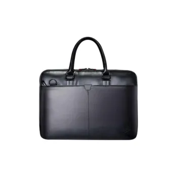 ThinkPad PU Shoulder Bag Crossbody Bag Handbag Regular Unisex Black