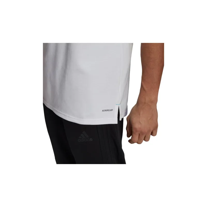 Adidas Polo Shirts Men White-3