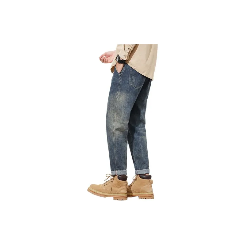 Tonlion Jeans Unisex Vintage Blue-3