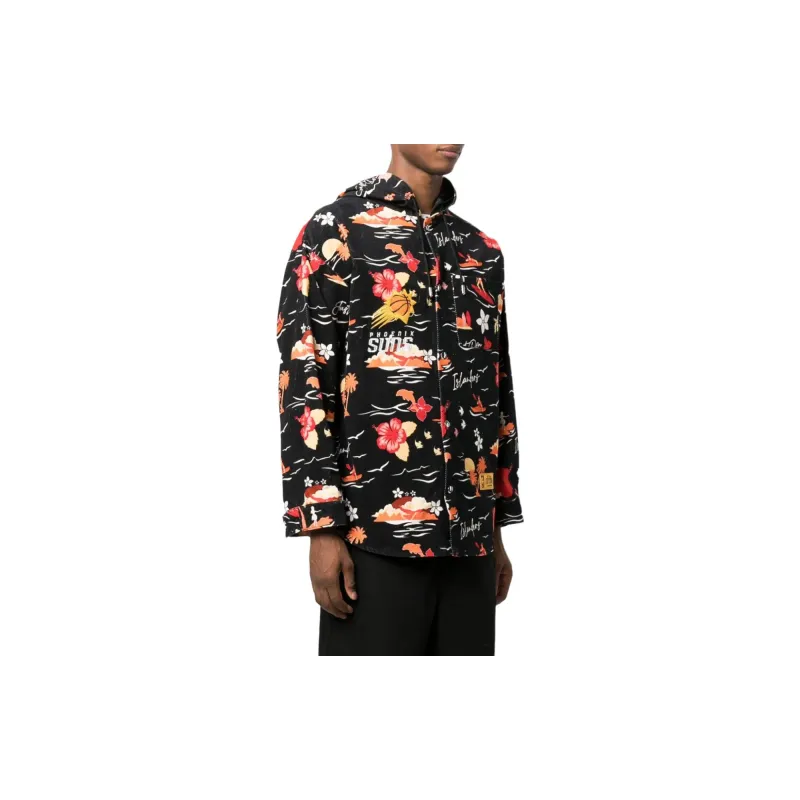 Just Don Graphic print Hooded Jacket-3