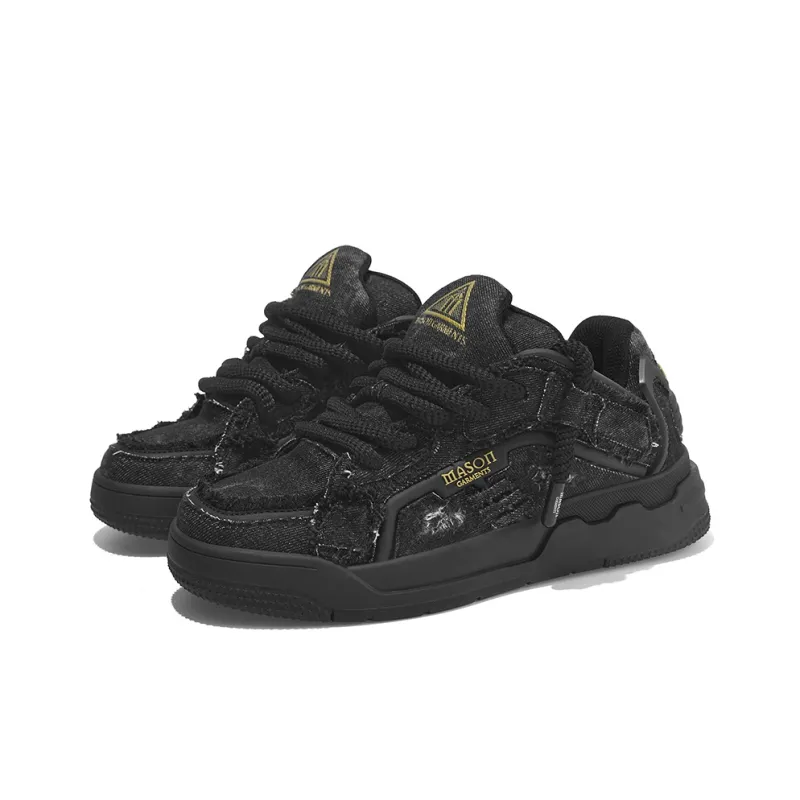 Masongarments Heavenly Ladder Skateboard Shoes Unisex Jet Black Exclusive Box-3