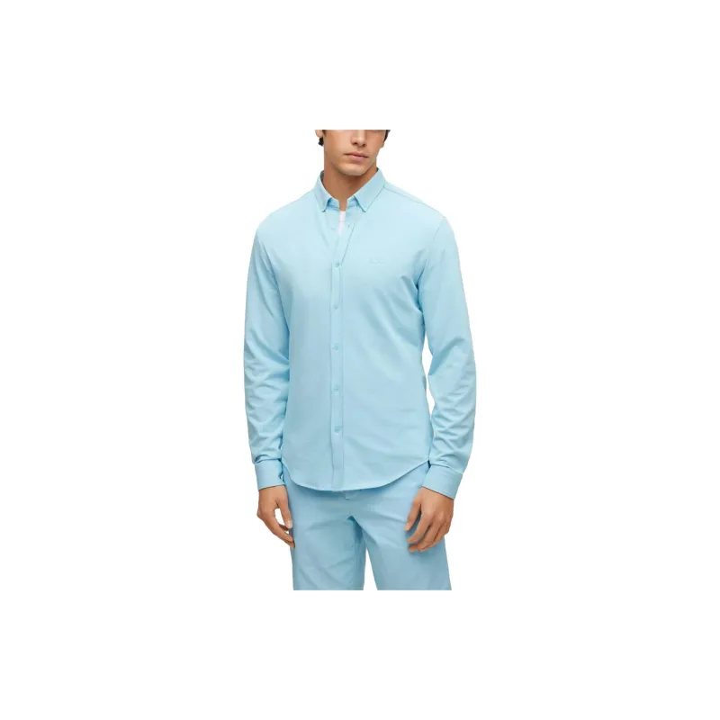 HUGO BOSS Long Sleeved Shirt Men's Light Blue-2