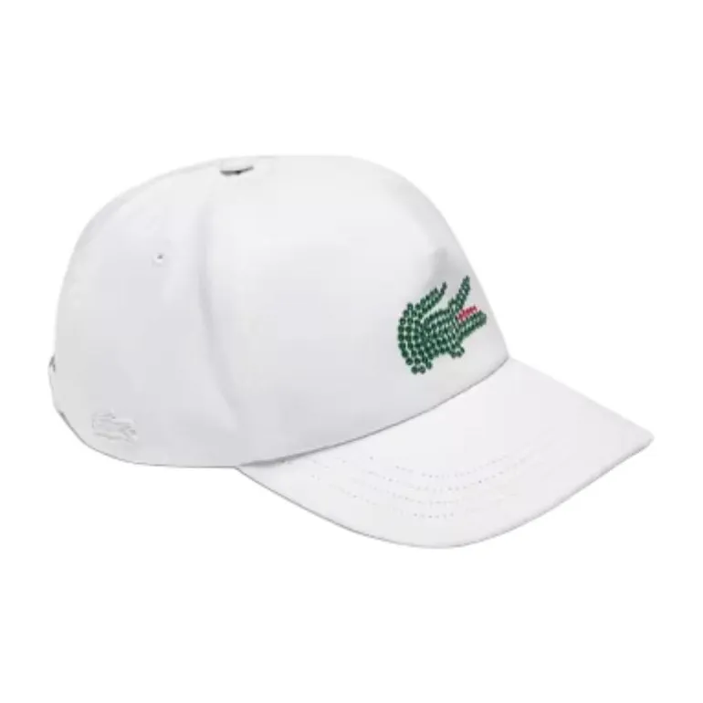 LACOSTE Cotton Baseball Caps Unisex White-2