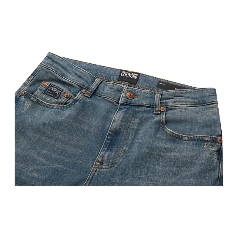 VERSACE JEANS COUTURE SS24 Jeans Men's Blue-3