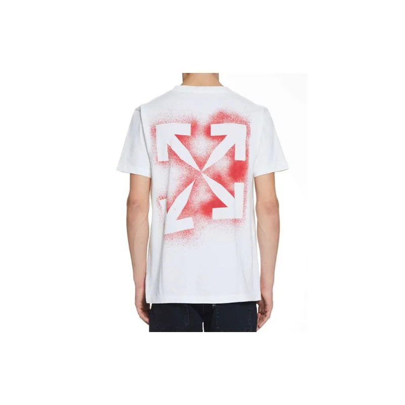 OFF WHITE Stencil Arrows Print Tee-3