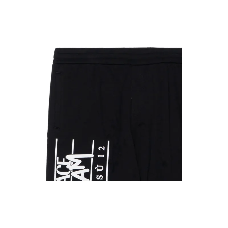 VERSACE Logo Printed High Waist Track Pants-7