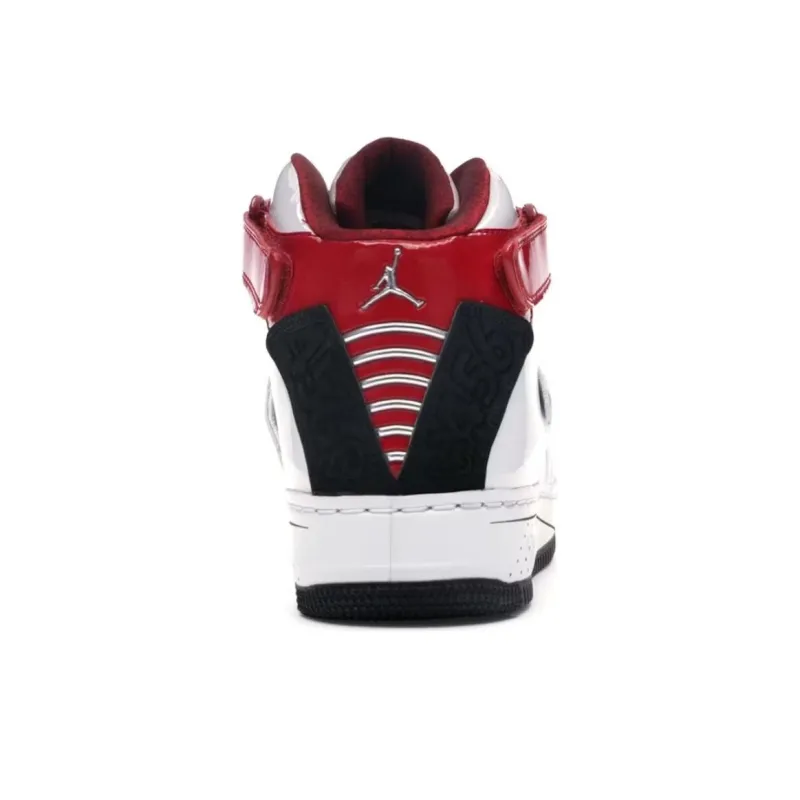 JORDAN Ajf 20 White Black Red-2