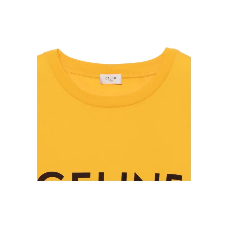 CELINE SS22 T Shirt Men's Yellow-2