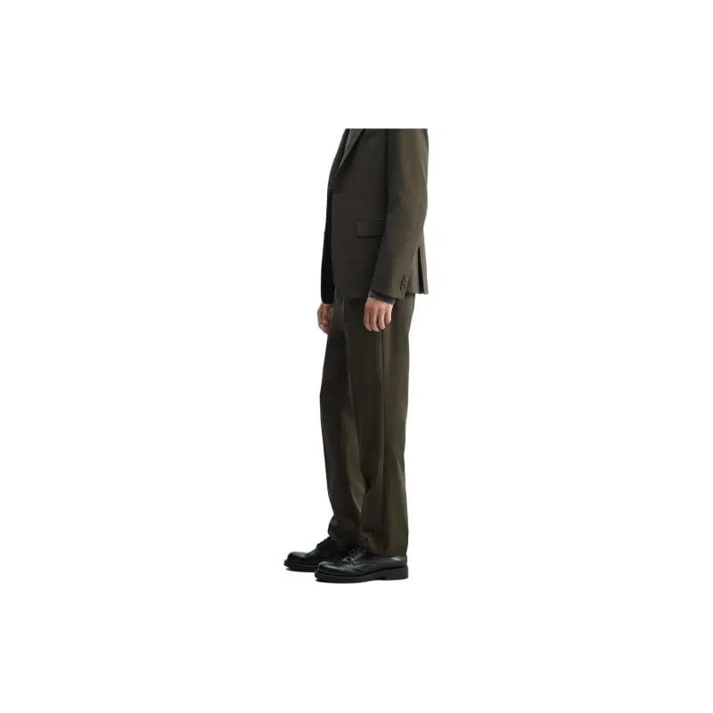 ZARA Suit Trouser Men Moss Green-4