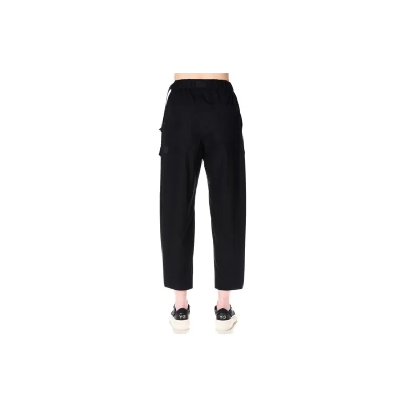 Y 3 Casual Pants Unisex Black-5