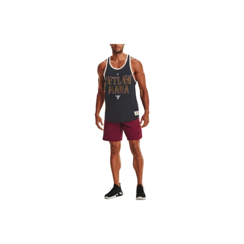 Under Armour Project Tank Tops Men's Army Green-2