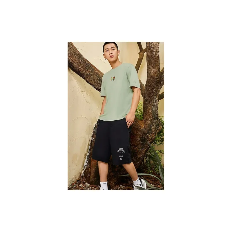 LiNing Sports Life Collection T Shirt Men's Desert Green-4
