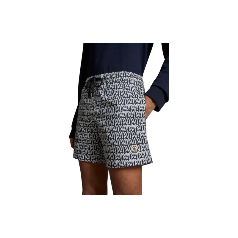 Moncler Monogram Printed Swimming Shorts-4