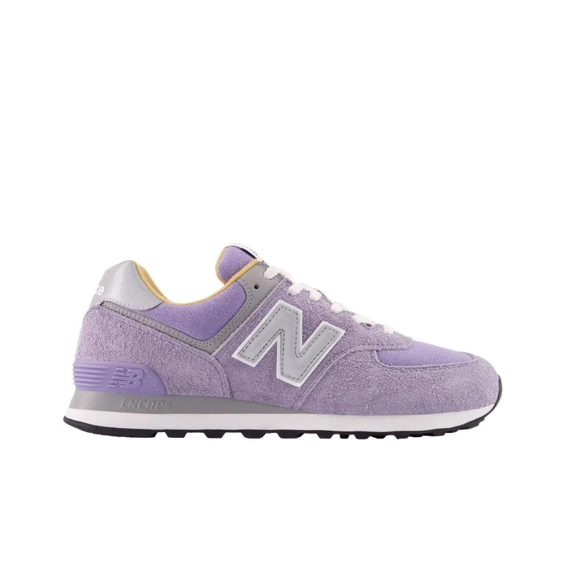 New Balance 574 Purple Suede Women's-1