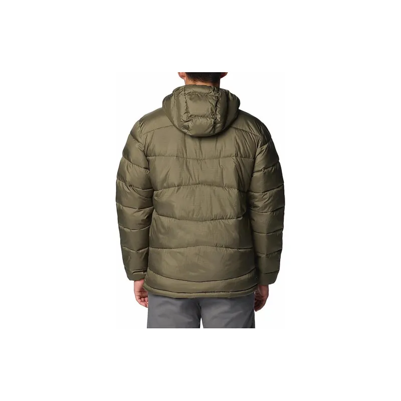 Columbia Mens Green Fivemile Butte II Hooded Jacket Jackets Coats Men's Stone Green-1