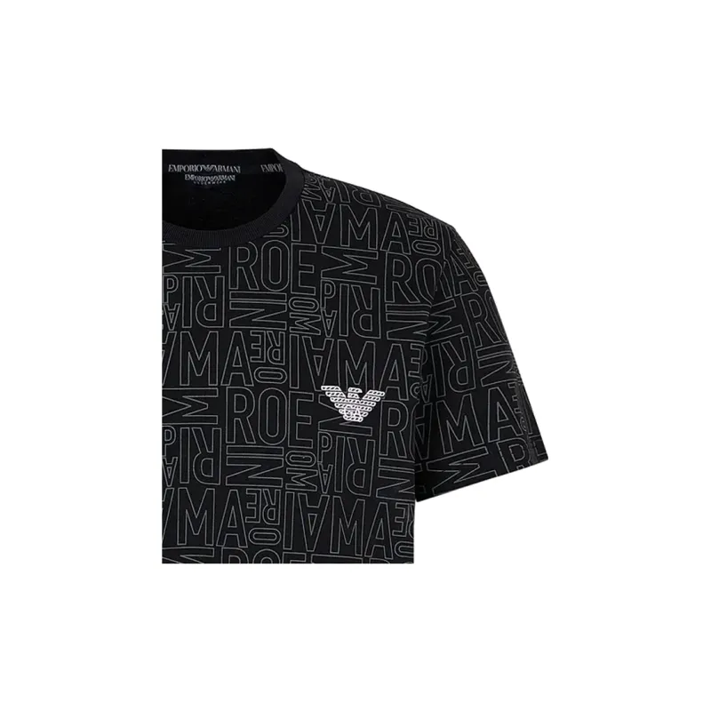 EMPORIO ARMANI SS24 T Shirt Men's Black-6
