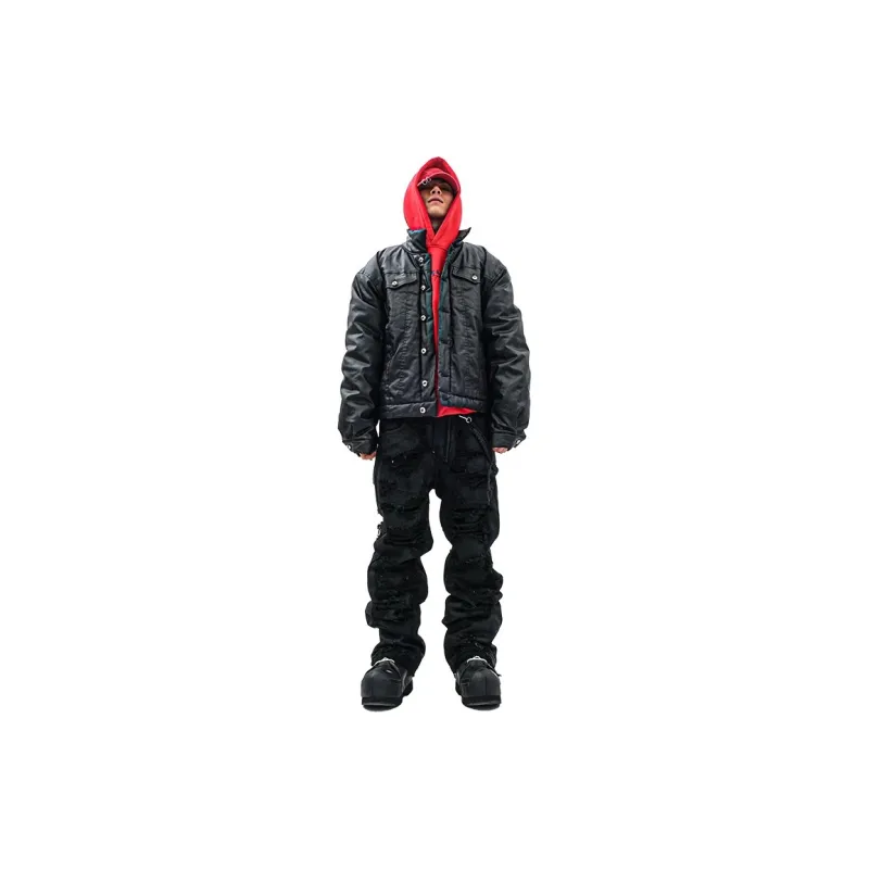 FREE WORLD ORDER Jeans Unisex Black-2