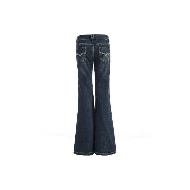 Wen Shan Jeans Women's Blue Gray-6