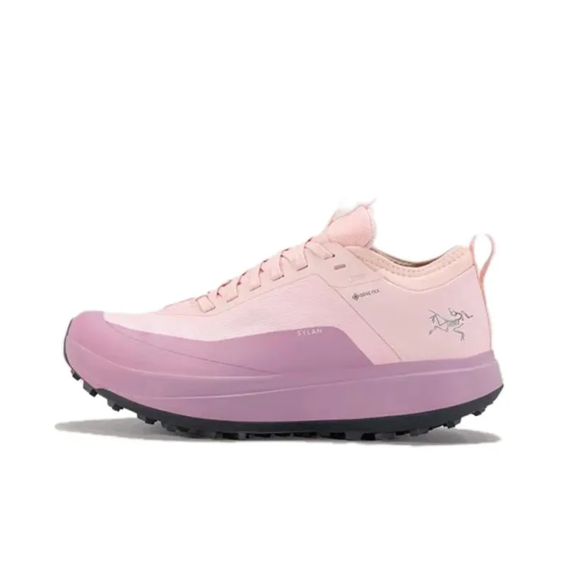 Arcteryx SYLAN Anti-Slip Wear-Resistant Low-Top Running Shoes Women's Pink Purple-0